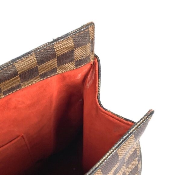 LOUIS VUITTON N51124 Damier Parioli GM Tote Bag Shoulder Bag Canvas Ebene Brown - Picture 13 of 16